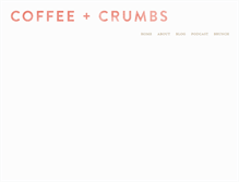 Tablet Screenshot of coffeeandcrumbs.net